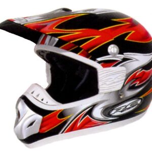 CASQUE CROSS ASS ROUGE S