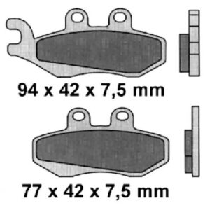 PLAQUETTES 50RS AV