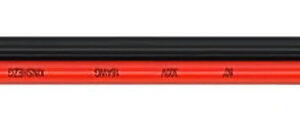 FIL DOUBLE ROUGE/NOIR